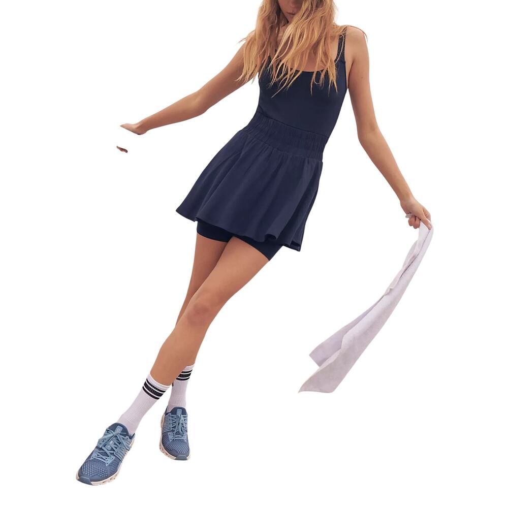 Free People Sporty Black Full Court Dress Size XS